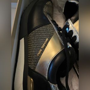 Michael Kors Allie Trainer Glitter Sneakers